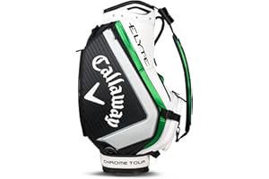 Callaway Bolsa de Golf ELYTE Staff Tour, Blanco/Negro/Verde
