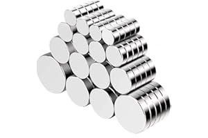 Jewan magnesy neodymowe – 80 sztuk, okrągłe, z pudełkiem do przechowywania, małe, mocne, na tablicę, tablicę suchościeralną, lodówkę, tablicę magnetyczną, 5 rozmiarów