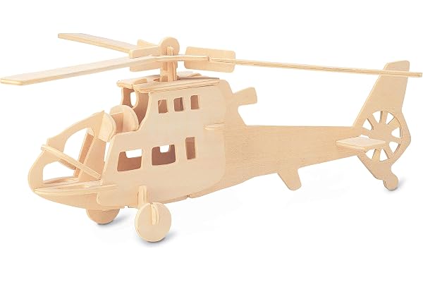 Quay Hélicoptère, Kit de Construction en Bois FSC