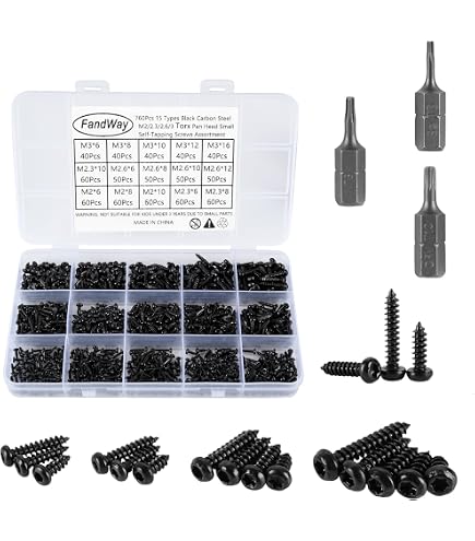 50 Vis M2 X 5mm Acier Inox - Tête Fraisée Cruciforme - Uxcell Neuf Sous Sachet