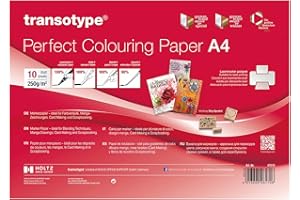 TRANSOTYPE COPIC CARTA PERFECT COLOURING A4, 10 FOGLI