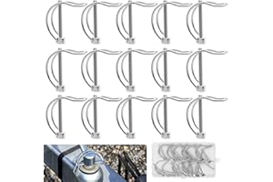 WYYFXY 15 lamine pieghevoli per tubi a forma di D, in acciaio al carbonio zincato, 4,5 × 40 mm