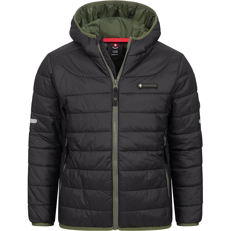 Höhenhorn Cledo Softshelljas voor kinderen, overgangsjas, outdoor, winddicht, waterdicht, ademend, groen/groen, 140