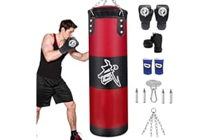 IKIJM Saco Boxeo Colgante Adultos: Gimnasia MMA Tren No Lleno Boxing Bag