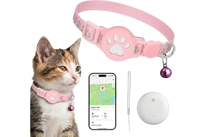 GPS-katthalsband - GPS-kattracker kompatibel med iOS/Android