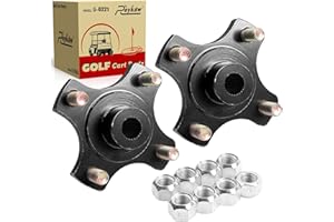 Roykaw Golfwagen Hinterradnabe Flanschplatte für EZGO RXV ab 2008, ersetzt OEM # 604112, 615604, 70968-G03