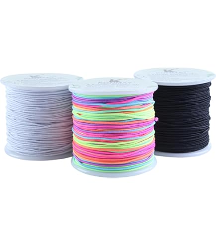 1000 Perline Pony In Plastica 9 Mm – Colore Viola E Assortiti, Foro 4 Mm – Per Creare Collane, Bracciali, Portachiavi E Trecce Per Capelli