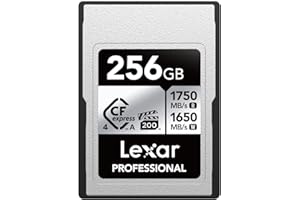 Lexar Professional Silver Series CFexpress 4.0 tipo A scheda 256 GB, scheda CFe fino a 1750 MB/s di lettura, VPG200, 8K Video CF Card, scheda di memoria compatibile con fotocamere Sony Alpha Sony FX