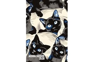 Agenda Del Docente 2025/2026 Gatti: Diario per Insegnanti con registro del professore per l'anno accademico da Settembre 2025 da Luglio 2026 - 1 giorno per pagina - Planner italiano A5.