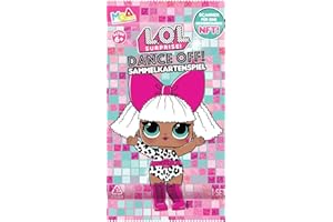 L.O.L. SURPRISE! LOL Surprise Dance Off Karty Kolekcjonerskie - Booster - Zbieraj, Wymieniaj i Graj - Niesamowita Gra Karciana dla Dzieci - Ulubione Postacie Fanów i Akcesoria - Kolekcjonerskie - Dla Dzieci w Wieku 4+