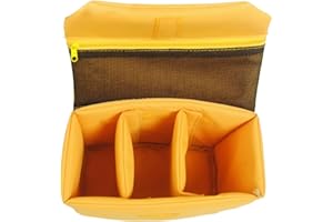 Yimidear Oxford Impermeable a Prueba de Golpes Acolchada Partición Bolsas de Cámara Inserte Estuche Proteccón para Tiro DSLR o Luz de Flash