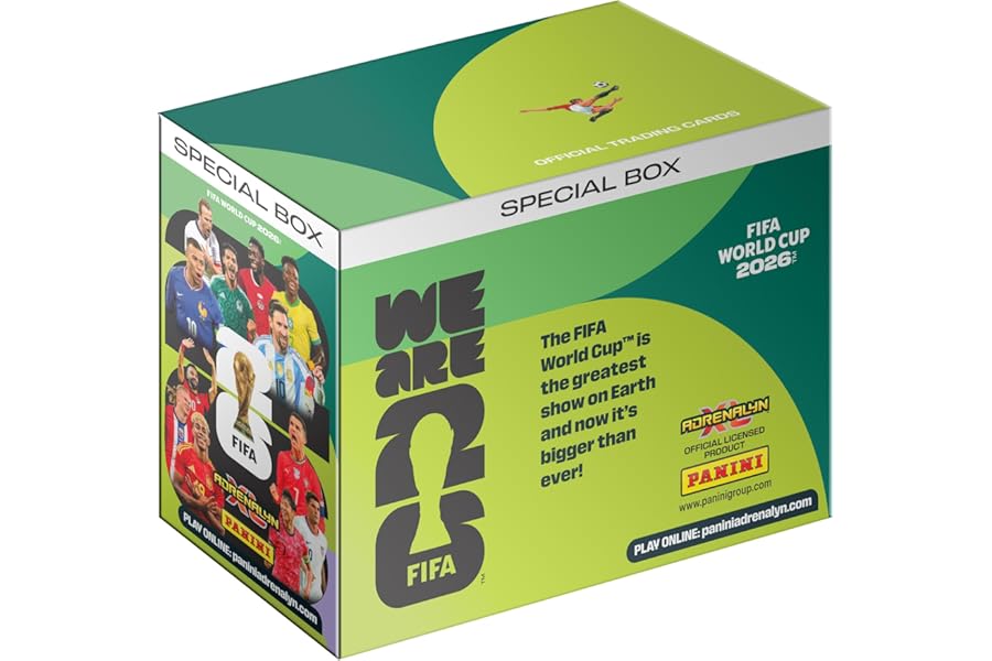 FIFA World Cup 2026 Trading Cards Game Special Box (8 Sleeves + 10 Limited Edition Cards)