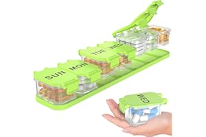 Yaklim 7-dniowy przenośny organizer na tabletki - 7 przegródek