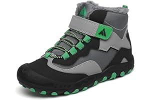Mishansha Kinder Winterschuhe Warm Gefüttert Winterstiefel Jungen Mädchen Schneestiefel Outdoor Rutschfest Boots, Gr.24-38