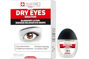 NAAONI 15ml Gotas para Ojos - Alivian Sequedad, Picor y Ardor - Compatibles con Lentes de Contacto, Hidratación Instantánea
