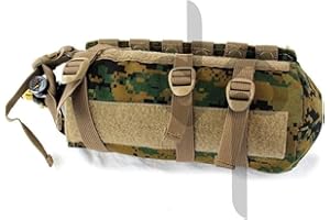 Rap4 MOLLE Horizontal Universal Paintball Airsoft Air Tank Pouch