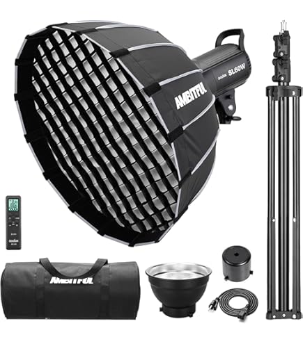 Godox SL60IID 70 W LED Studio videoverlichting 5600 K ± 200 K, 18600 LUX Bowens Mount continu licht, 8 FX lichteffecten, app/boordbesturing kit