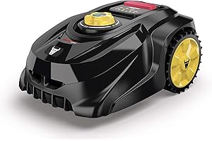 Mowox® RM 30 Li intelligenter Mähroboter für Rasenfläche bis 300m² mit Sensoren, inkl. Ladestation, 100m Begrenzungskabel, 140 Heringe (CE, TÜV)