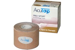 AcuTop PRO SPORT Kinesiology Tape, 5 cm x 5 m, beige