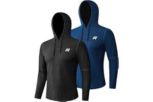 MEETWEE T-Shirt de Sport Homme Tee Shirt sans Manche Homme & Haut à Manches Longues Respirant pour Running,Fitness