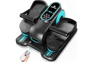 Amonax Elliptisk Pedaltränare, Elektrisk Elliptisk Maskin, Bärbar Elliptisk Tränare, Under Skrivbordet Elliptisk Tränare, Justerbar Hastighet Bärbar Mini Elliptisk Pedal Elektrisk För Äldre