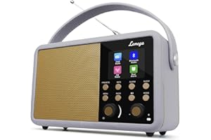LEMEGA Class Finesse DAB+ Digital Radio with Colour Display – Premium Bluetooth Radio Alarm Clock with 60 Presets, Long Battery Life, Headphone Jack, Mains & Battery Powered, Rich Audio