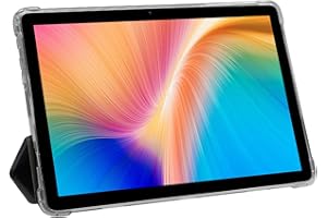 VASOUN 10 inch Tablet, Android 14 Tablets with 32GB, 6000mAh, Tablet PC with Octa-Core Processor, 5GHz WiFi, Dual Camera, Bluetooth, Tablets with Case (White)