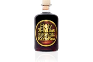 ‎MICHI PALMA Holy X-Mas Feuerzangen Gin Klimbim | Weihnachtlicher Gin mit Rotwein, Zitrus, Zimt & Nelken | 100% Natürliche Zutaten | Die perfekte Glühwein-Alternative