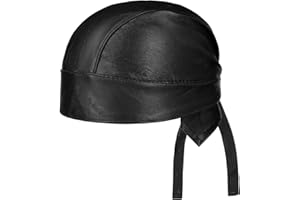LIPODO Bandana de Piel Hombre - pirata moto pañuelo verano/invierno