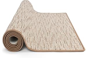 ‎KARAT KARAT Teppich Läufer Geneva - Teppichläufer auf Maß - Meterware - Flurteppich - Küchenläufer - Teppich für Küche, Flur & Wohnzimmer (67 x 150 cm, Beige)