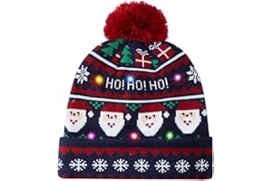 AIDEAONE Bonnet Tricoté,LED Chapeau d'hiver Unisexe Ski Hiver Chapeaux