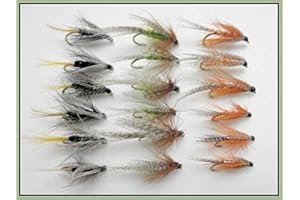TROUTFLIES UK WET VARIETY PACKS Loch Fishing Flies, 18 Wet Flies, Kate McClaren & Dabblers,Choice of Size