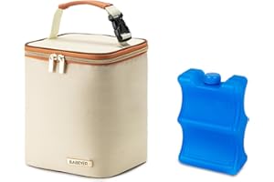BABEYER Insulated Baby Bottle Bag with Ice Pack Included