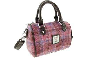 Glen Appin Harris Tweed 'Kilbride' Mini Bowling Tote Bag