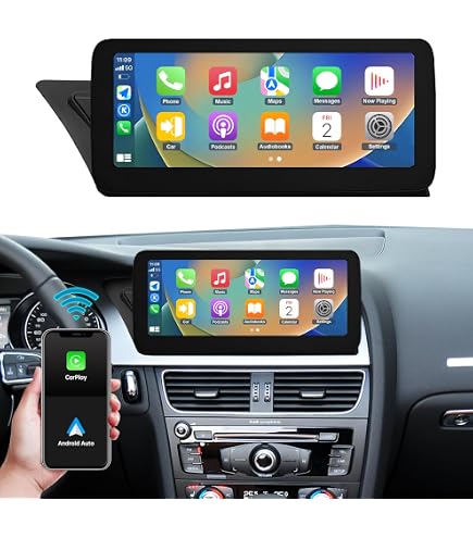 Autoradio Android 13 Pour Audi A4 B8 (2009-2012) – écran Tactile 8,8 Pouces, CarPlay/Android Auto Sans Fil, 4G, Compatible MMI 3G - 6