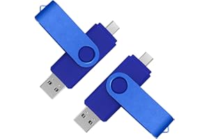 PNTSONG 256GB Flash Drive 2 Pack, Thumb Drive High Capacity Multicolour, Bulk USB Flash Drives 256GB Metal Swivel, USB 2.0 Jump Drive Portable, Pen Drive Zip High Speed for Data Storage