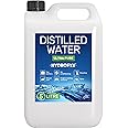 HYDROFYX 5 Litres (1x5 Litre) 100% Ultra Pure Distilled Water, Guaranteed 0ppm TDS, Lab tested and Certified, Made in UK, use with CPAP, Aquariams, Automotive, Steam Iron and Cleaning