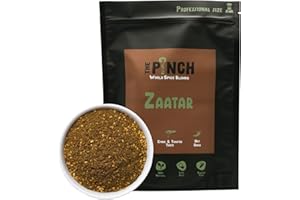 THE PINCH XL Zaatar Arabic Seasoning 100% Natural - Saveur authentique libanaise, avec du sumac. Facile à utiliser sur les salades, les légumes rôtis, le houmous, les pains et les patates douces.