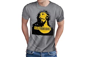 OM3® Kill Your Idols T-Shirt | Herren | 90s Jesus Hard Rock Punk Grunge Music Band | S - 5XL