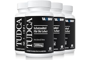 ‎TULEESHY TUDCA Kapseln - Hochdosiertes Tauroursodesoxycholsäure-Ergänzungsmittel | 1200 mg pro Portion, 240 Kapseln | Glutenfrei, ohne Gentechnik