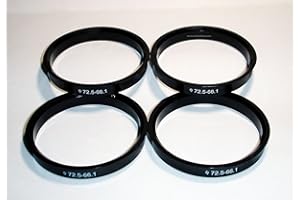 Centradores 4 LLANTA 72.5-66.1 Aros para Llantas DE Aluminio ACEV ARTEC ASA BINNO BOSSEN BORBET ICW RH SMOOR STILAUTO