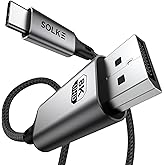 SOLKE USB-C to DisplayPort 1.4 Kablo 2 Metre 8K 60Hz 4K 144Hz 2K 240Hz Type-C to DP Monit&ouml;r Kablosu Thunderbolt 5/4/3 Uyumlu