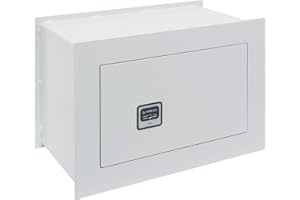 ARREGUI Ideal 5 271320 Caja Fuerte de Empotrar a Pared con Cerradura de Llave | Caja de Seguridad para Casa y Hogar | Fácil de Usar | 23 x 35 x 20 cm | 10 L