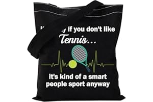 MYSOMY Tennis Tote Bag It's Okay if You Don't Like Tennis Canvas Bag Tennis Gifts for Coach Players Tennis Lover Gifts