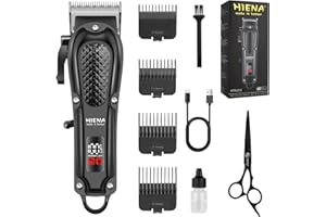HIENA PRO Professions Hair Clippers Men Cordless Clippers for Men Haircut Hair Cutting Machine for Barber Clipper Rechargeable Hair Clippers for Hair Cutter