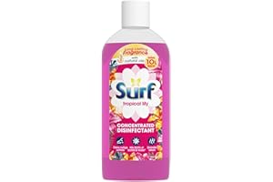 Surf Tropical Lily Concentrated Disinfectant eliminates 99.9% of germs multi-purpose cleaner for sparkling clean surfaces 240 ml