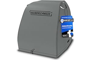 HAUBENSCHMIEDE® Premium Abdeckung-Fahrradanhänger Universal Größe 2-Sitzer Wasserdicht und Sturmsicher | Langlebig Robuste Fa