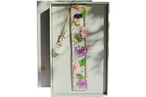 ‎FAMWEYLAMI Famweylami Lesezeichen Buchstaben Personalisiert, Bookmark Geschenk für Lehrer, Leser, Bücherwurm, Mädchen, Mutter, Großmutter, Buchdekoration, Sammlerstücke, Souvenirs, mit Geschenkbox -K