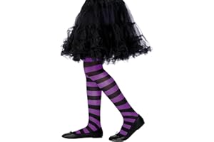 Smiffys Striped - Tights and Black