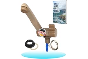 CARBEST Comet Robinet de camping 12 V London pour camping-car – Avec 1 raccord (froid), fumé/crème, robinet de camping compact avec pompe, idéal pour lavabo, camping-car, robinet de camping-car